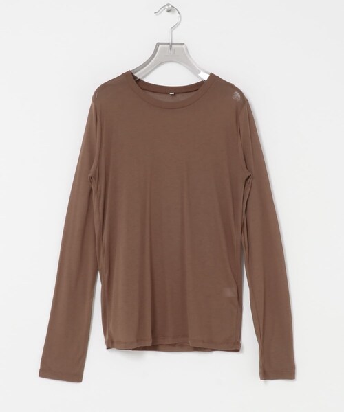 URBAN RESEARCH(アーバンリサーチ)の「BASERANGE LONG SLEEVE T-SHIRTS(Tシャツ/カットソー・レディース・BLACK/OCULAR/HAPTIC・S)」の7枚目の写真