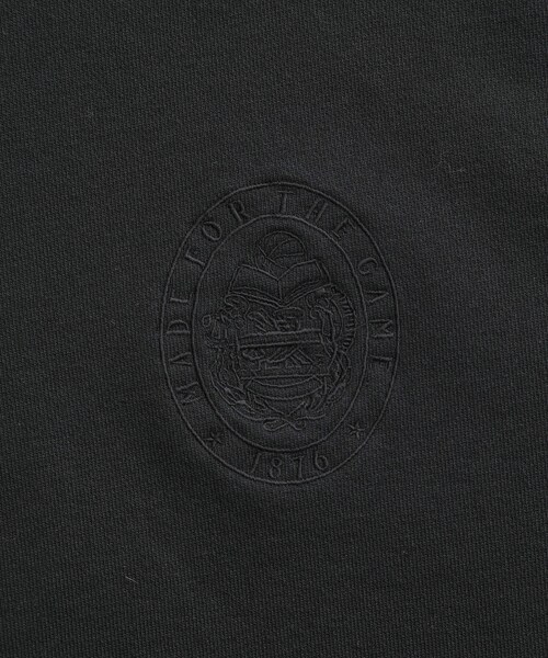 ADAM ET ROPE'（アダムエロペ）の「《別注》【SPALDING/スポルディング】EMBROIDERY HALF ZIP POLO SWEAT / UNISEX（スウェット・メンズ・ブラック/ライトグレー/ワイン・L/M）」の13枚目の写真