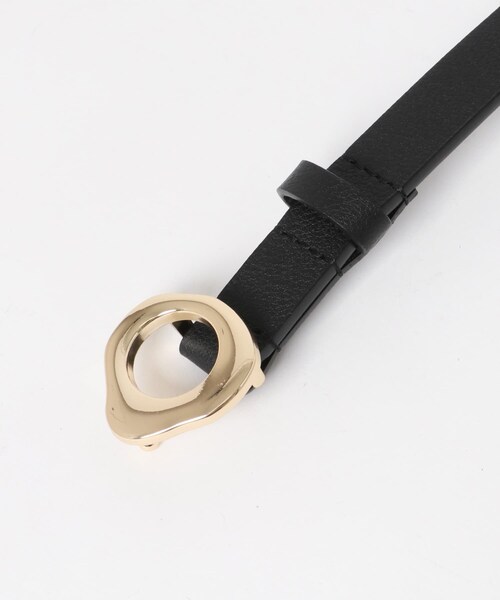 URBAN RESEARCH ROSSO（アーバンリサーチロッソ）の「LE VERNIS　Eyelet belt（ベルト・レディース・ブラック/チャコール・-）」の5枚目の写真