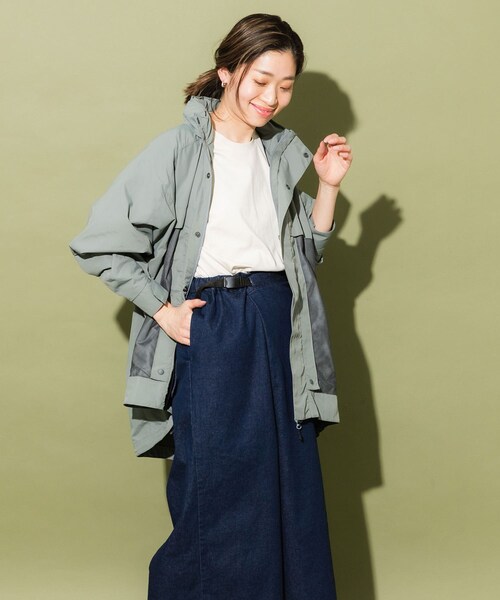 EKAL（エカル）の「別注ナイロンメッシュブルゾン（ブルゾン・レディース・BEIGE/F GREY・S/M）」の18枚目の写真