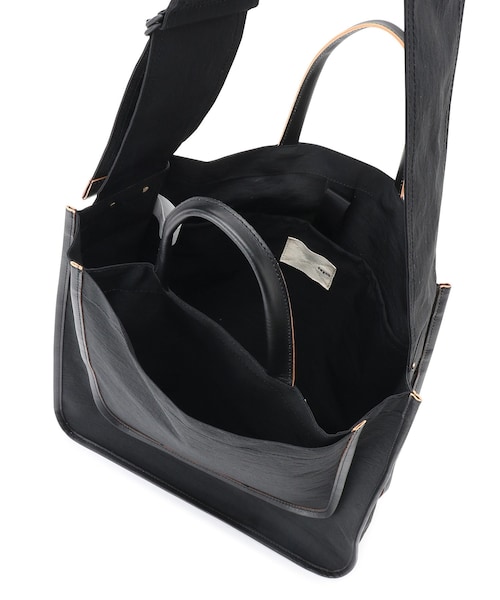 ADAM ET ROPE'（アダムエロペ）の「【texnh/テクネ】MAGAZINE（トートバッグ・メンズ・ブラック・F）」の11枚目の写真