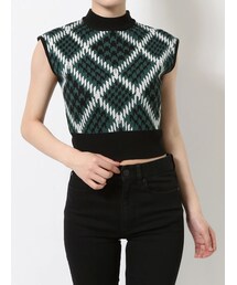 MURUA | ジオメパターンニットタンク【セット販売対象】(ニット/セーター)