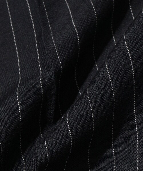 ADAM ET ROPE'（アダムエロペ）の「WOOL LINEN TROUSERS（スラックス・メンズ・ブラック/キナリ/ネイビー系・L/M/XL）」の21枚目の写真