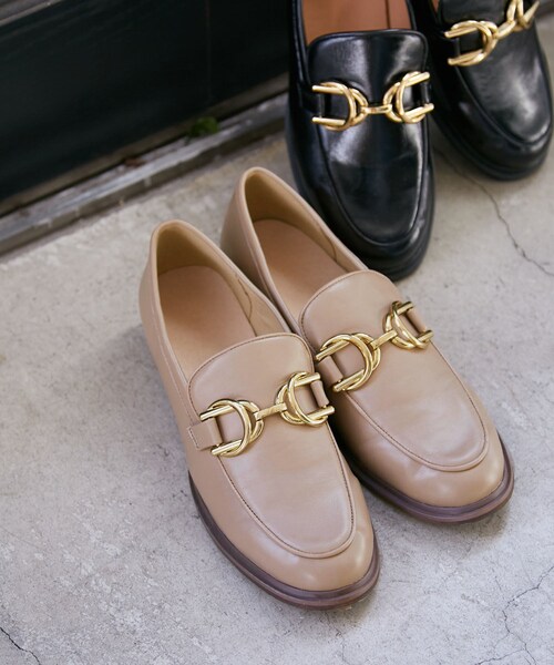 VIS(ビス)の「ビットローファー(ローファー・レディース・ブラック/ベージュ系・L/M/S)」の8枚目の写真