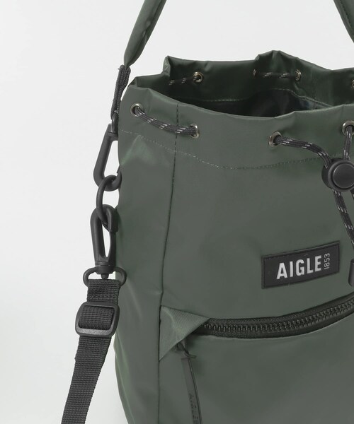 THE GOODLAND MARKET（ザグッドランドマーケット）の「AIGLE　アーバン 巾着バッグ（ハンドバッグ・レディース・NOIR/URBAN/P.PINK・one）」の8枚目の写真