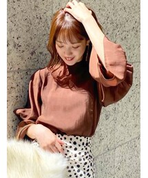 MERCURYDUO | バックリボンキャンディスリーブブラウス(シャツ/ブラウス)