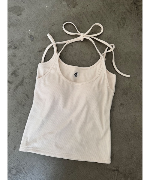 jouetie（ジュエティ）の「レイヤードキャミソール（キャミソール・レディース・オフホワイト/ブラック/レッド/ピンク/ブルー・M）」の3枚目の写真
