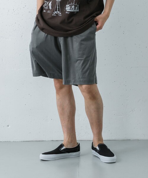 URBAN RESEARCH（アーバンリサーチ）の「『洗濯可』WASHABLE CUPRO SHORTS（その他パンツ・メンズ・BLACK/BROWN/KHAKI・M/L）」の3枚目の写真