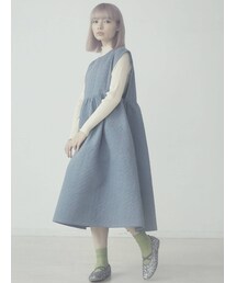 merry jenny | flowerキルトフレアワンピース(ワンピース)