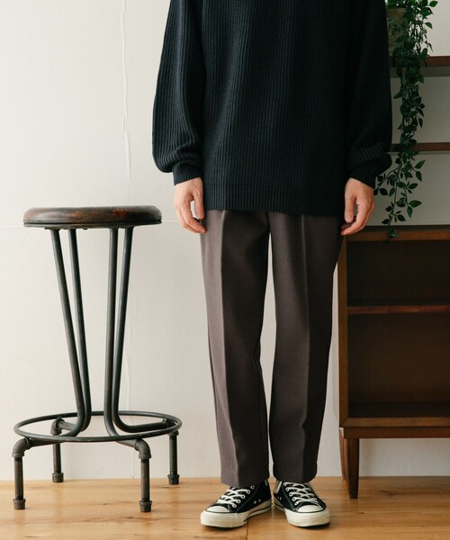 ITEMS URBANRESEARCH（アイテムズ アーバンリサーチ）の「ウールタッチ センタープレスパンツ（その他パンツ・メンズ・MOC/BLK/BRN・M/L）」の17枚目の写真