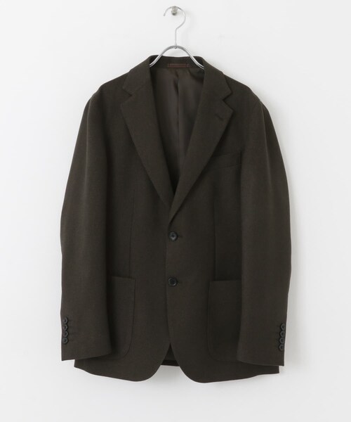 URBAN RESEARCH DOORS（アーバンリサーチドアーズ）の「『イージーケア』LIFE STYLE TAILOR　バーズアイストレッチジャケット（その他アウター・メンズ・BROWN/NAVY・44/46/48/50）」の15枚目の写真
