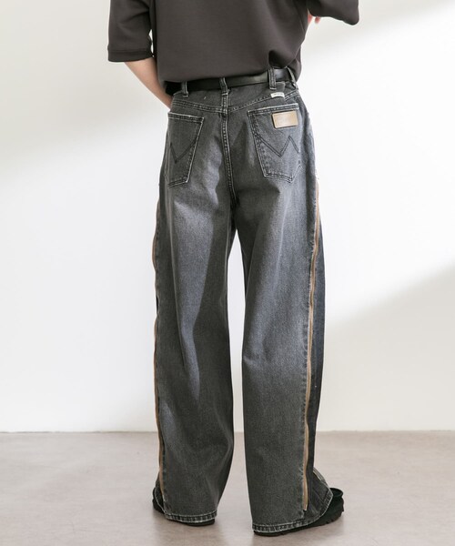 URBAN RESEARCH Sonny Label（アーバンリサーチサニーレーベル）の「Wrangler　WREMAKE SIDE ZIP FLARE（デニムパンツ・メンズ・BK REMAKE/BL REMAKE・S/M）」の7枚目の写真
