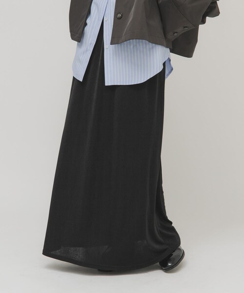 KBF（ケイビーエフ）の「シャイニーイージースカート（スカート・レディース・GRAY/BROWN/BLACK・One）」の5枚目の写真