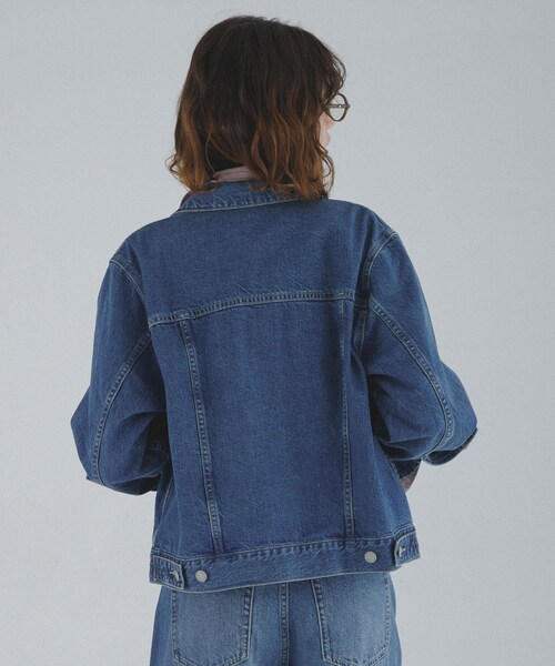 URBAN RESEARCH Sonny Label（アーバンリサーチサニーレーベル）の「オーセンティックデニムショートジャケット（デニムジャケット・レディース・インディゴ/ライトインディゴ・Free）」の17枚目の写真