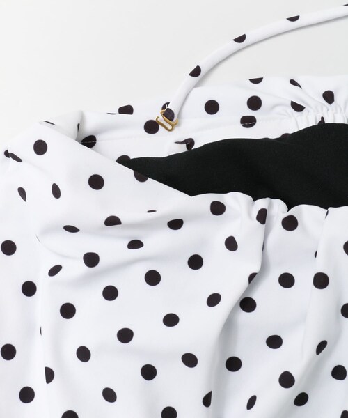 RODE SKO（ロデスコ）の「ドット柄ワンピース∴（水着・レディース・DOT・FREE）」の13枚目の写真