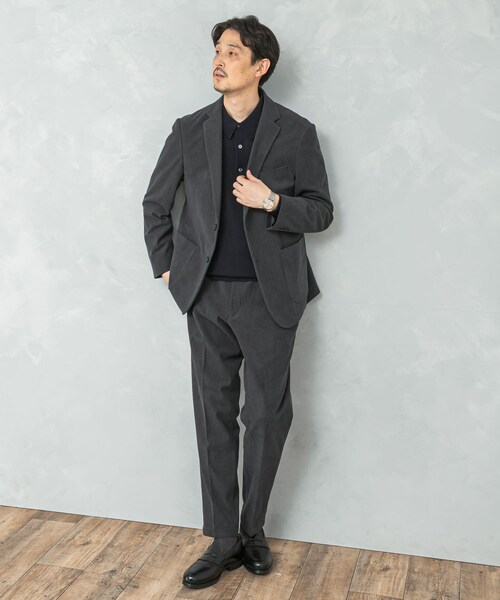 URBAN RESEARCH DOORS（アーバンリサーチドアーズ）の「LIFE STYLE TAILOR　コーデュロイコンフォータブルジャケット（その他アウター・メンズ・BLUE GRAY/OLIVE/BROWN・S/M/L/XL）」の9枚目の写真