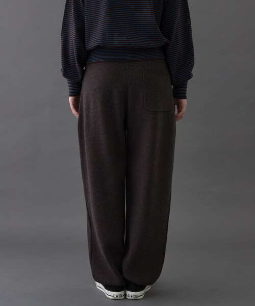 URBAN RESEARCH DOORS(アーバンリサーチドアーズ)の「FORK&SPOON コットンウールニットパンツ(その他パンツ・レディース・CHARCOAL/BROWN・1/2)」の18枚目の写真