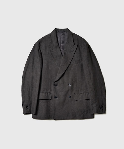 ADAM ET ROPE'(アダムエロペ)の「【KAPTAIN SUNSHINE/キャプテンサンシャイン】4B Double-breasted Jacket(テーラードジャケット・メンズ・ブラック/キナリ・3/4)」の5枚目の写真