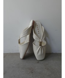 LAGUNAMOON | 【REMME】ギャザーフラットサンダル(その他シューズ)