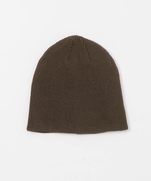 KBF（ケイビーエフ）の「リブニットビーニー（ニットキャップ/ビーニー・レディース・BROWN/GRAY・One）」の3枚目の写真