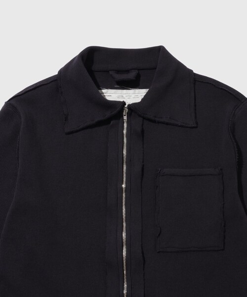 ADAM ET ROPE'(アダムエロペ)の「【CAMIEL FORTGENS/カミエル フォートヘンス】FITTED ZIP CARDIGAN(カーディガン/ボレロ・メンズ・ネイビー・M/S)」の4枚目の写真