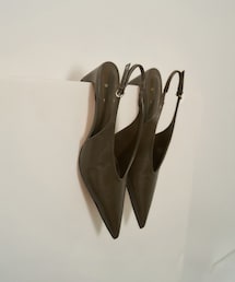 SALON adam et rope' | 【W S（ドゥーブル）】ゴートレザーバックストラップパンプス(パンプス)