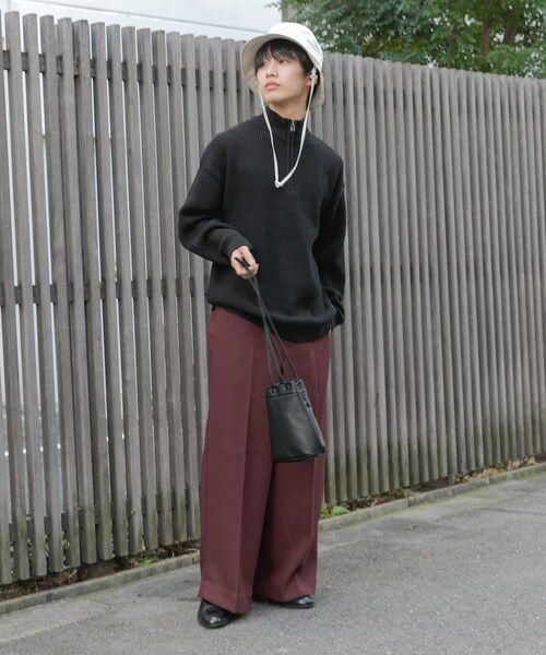 SENSE OF PLACE by URBAN RESEARCH(センスオブプレイスバイアーバンリサーチ)の「キルティングコードバケットハット(ハット・メンズ・IVORY/BLACK/KHAKI・one)」の9枚目の写真