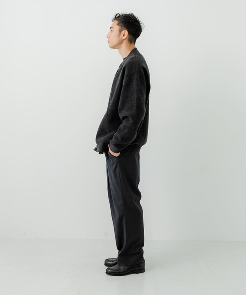URBAN RESEARCH（アーバンリサーチ）の「モールニットカーディガン（カーディガン/ボレロ・メンズ・NAVY/CHARCOAL/KHAKI/BLACK・M/L）」の19枚目の写真