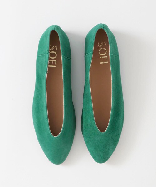 RODE SKO（ロデスコ）の「SOFI　SOFI FLAT SHOES（パンプス・レディース・GREEN/IVORY/CAMEL・36/37/38）」の21枚目の写真