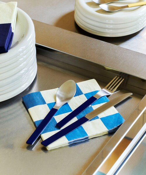 SENSE OF PLACE by URBAN RESEARCH(センスオブプレイスバイアーバンリサーチ)の「HAY Pattern Napkins For Lunch(キッチンツール・メンズ・OW-BL C/OW-GR-BK C/CRM-SND ST/LPK-DBL ST・One)」の6枚目の写真