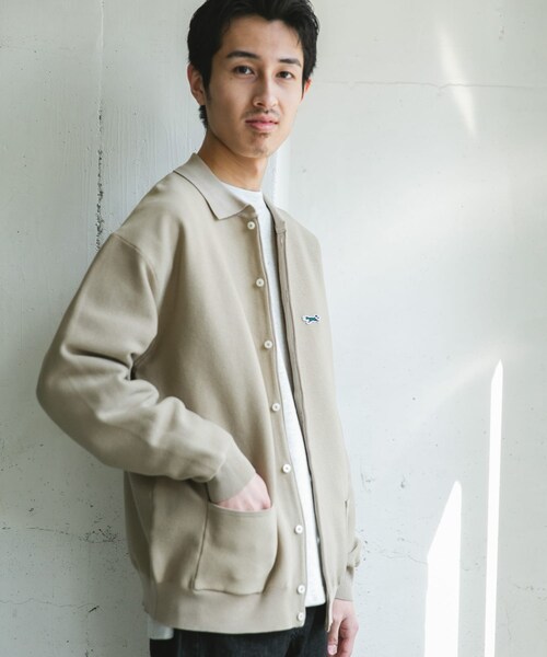 URBAN RESEARCH DOORS(アーバンリサーチドアーズ)の「『別注』PENNYS×DOORS THE FOX シャツカーディガン(カーディガン/ボレロ・メンズ・ORANGE/BEIGE/BLUE/CHARCOAL/KHAKI・M/L/XL)」の19枚目の写真