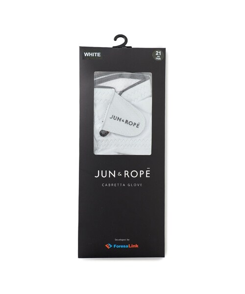 ROPE'(ロペ)の「【ForesaLinkコラボ】ロゴ入り本革グローブ(両手)/ユニセックス(手袋・レディース・ブラック/ホワイト・18/19/20/21)」の20枚目の写真