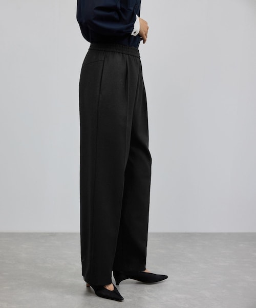 ROPE'（ロペ）の「ウールフランネルタックイージーパンツ/イージーケア・セットアップ対応（その他パンツ・レディース・ブラック/ライトグレー/ダークブラウン/ブラウン系/ピンク・36/38）」の9枚目の写真