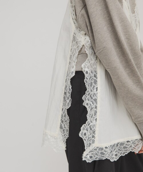 KBF（ケイビーエフ）の「ヴィンテージライクレースキャミソール（キャミソール・レディース・IVORY/BEIGE/BROWN・One）」の11枚目の写真