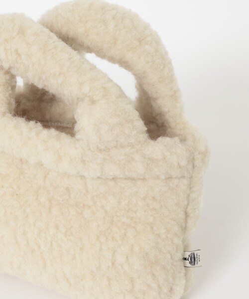 URBAN RESEARCH DOORS（アーバンリサーチドアーズ）の「『別注』Cold Breaker×DOORS　ボアバッグ（ハンドバッグ・レディース・BEIGE/CAMELLO・FREE）」の11枚目の写真
