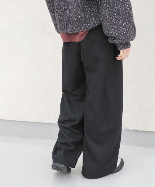 EKAL（エカル）の「ウールツィードパンツ（その他パンツ・レディース・モカグレー/ブラック・One）」の8枚目の写真