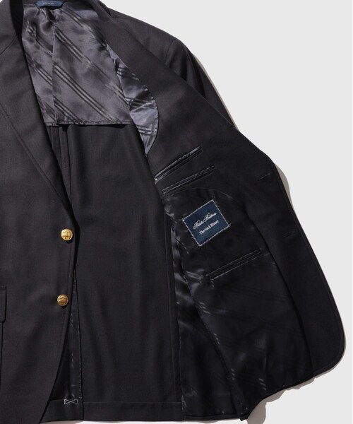ADAM ET ROPE'(アダムエロペ)の「【Brooks Brothers/ブルックスブラザーズ】BLZ 1818 SACK 3B HOOK HL USA TRAD(テーラードジャケット・メンズ・ネイビー・38/40/42)」の12枚目の写真