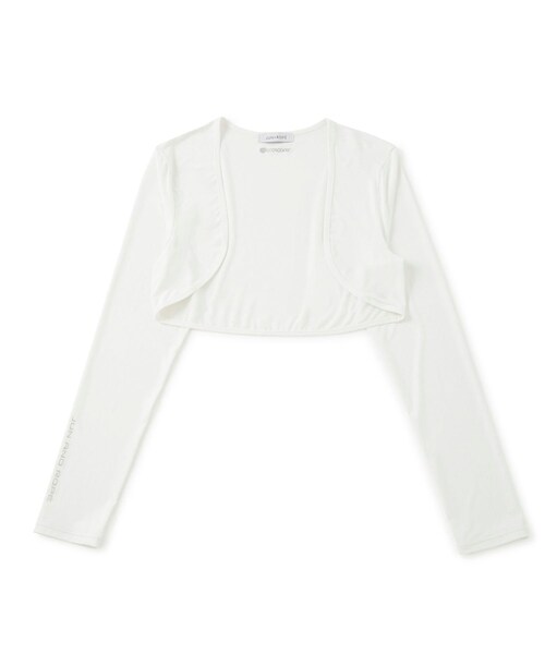 ROPE'（ロペ）の「【UVカット】【速乾】クールコアUVボレロ型アウター（その他トップス・レディース・ブラック/ホワイト/ネイビー・L/M/S）」の4枚目の写真