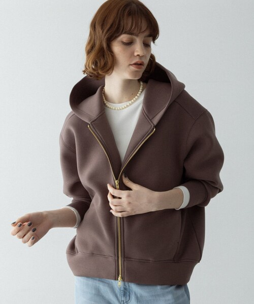 URBAN RESEARCH Sonny Label（アーバンリサーチサニーレーベル）の「ダンボールZIPコクーンフーディー（パーカー・レディース・L.グレー/チャコール/ネイビー・Free）」の19枚目の写真