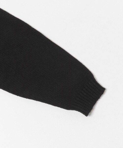 URBAN RESEARCH DOORS（アーバンリサーチドアーズ）の「FORK&SPOON　コットンウールVネックニット（ニット/セーター・メンズ・BLACK/LODEN・4/5）」の11枚目の写真