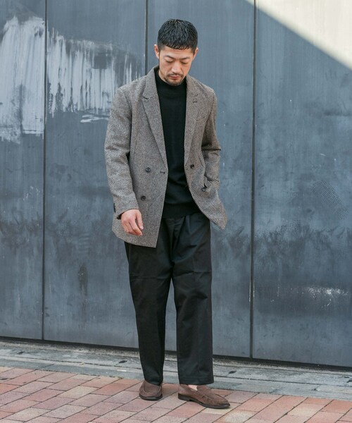 URBAN RESEARCH ROSSO（アーバンリサーチロッソ）の「クラシックダブルジャケット（テーラードジャケット・メンズ・ヘリンボーン/CHECK・M/L/XL）」の15枚目の写真