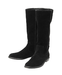 Ungrid | フェイクスウェードロングブーツ(ブーツ)