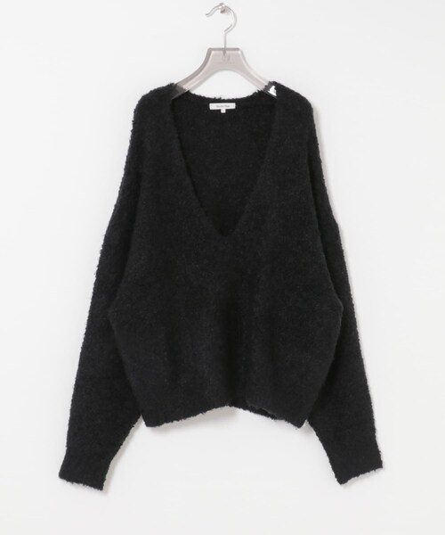 URBAN RESEARCH(アーバンリサーチ)の「Studio Doe Wool V-neck Loose Sweater(ニット/セーター・レディース・BLACK・S)」の3枚目の写真