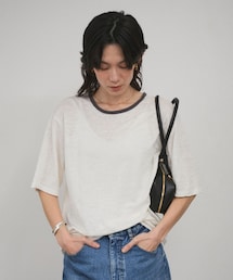 ADAM ET ROPE' | 【J'aDoRe・店舗限定】【Batoner（バトナー） for SALON】別注リネンリンガーチュニックT(Tシャツ/カットソー)