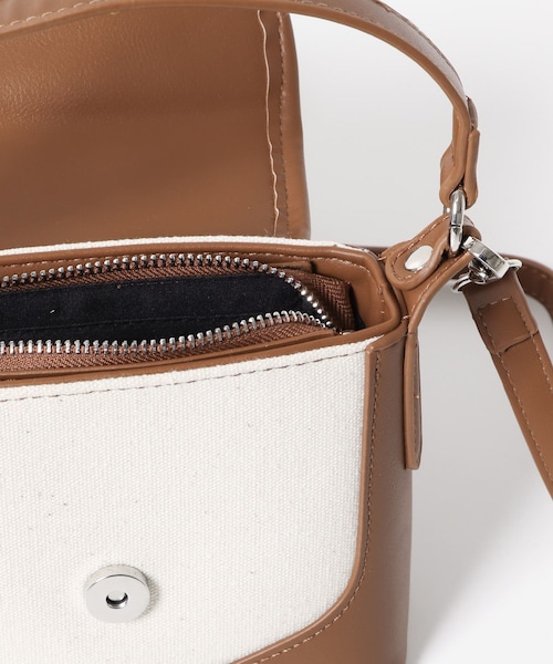 URBAN RESEARCH ROSSO（アーバンリサーチロッソ）の「ベルト付フラップショルダーバッグ（ショルダーバッグ・レディース・BLACK/BROWN/BEG×BRN・-）」の14枚目の写真