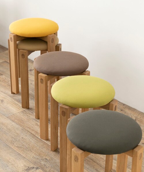 URBAN RESEARCH DOORS(アーバンリサーチドアーズ)の「DOORS LIVING PRODUCTS Round Stool(その他雑貨・メンズ・S.Brown8/Natural8/Beige8/O.Khaki8/Mustard8/H.Green8・one)」の12枚目の写真