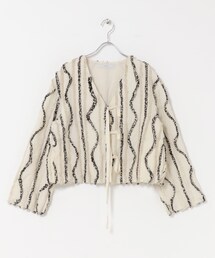 URBAN RESEARCH DOORS | ARCHI FUZZJQJACKET(ノーカラージャケット)