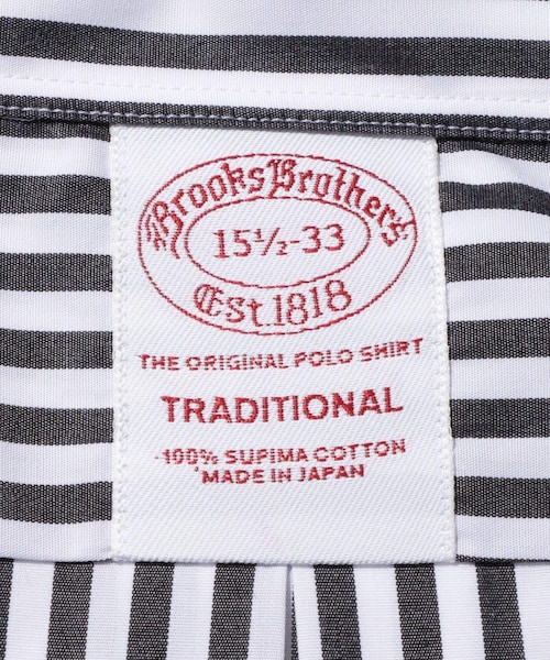 ADAM ET ROPE'(アダムエロペ)の「《別注》【Brooks Brothers/ブルックス ブラザーズ】EX NOIR STRIPE BD SHIRTS(シャツ/ブラウス・メンズ・ブラック系・L/M/S)」の13枚目の写真