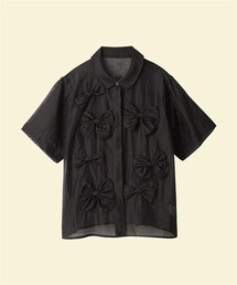 nissen | 【GEVS.】リボンモチーフブラウス(シャツ/ブラウス)