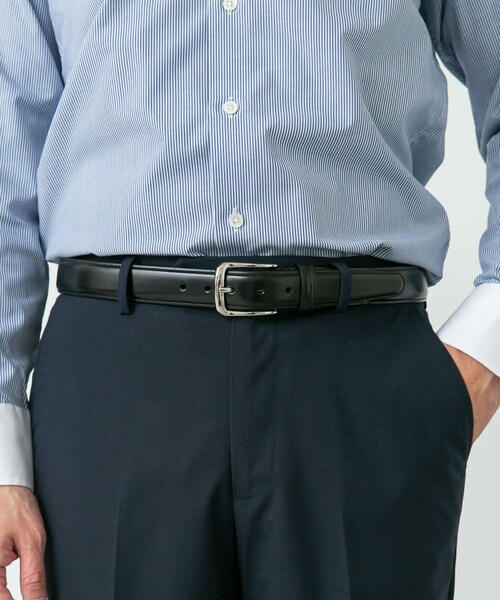 URBAN RESEARCH DOORS(アーバンリサーチドアーズ)の「LIFE STYLE TAILOR コードバンベルト(ベルト・メンズ・BLACK/BROWN・Free)」の4枚目の写真
